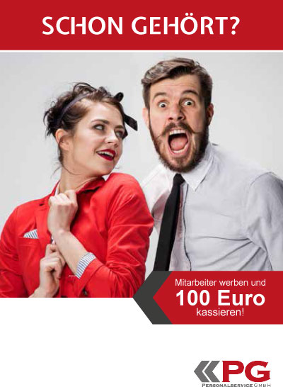 PG Personalservice Flyer werben
